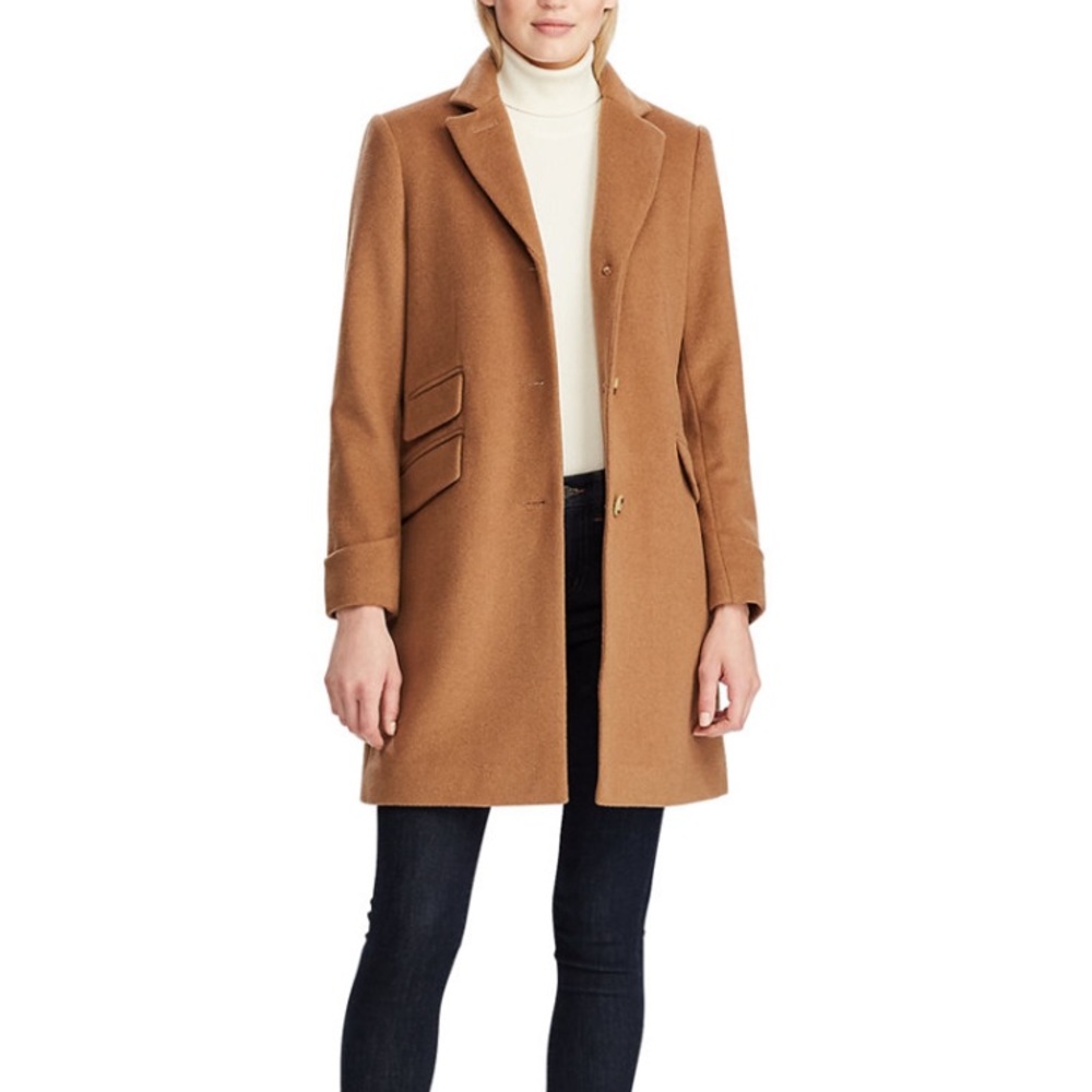 Lauren Ralph Lauren single breasted wool coat 14
